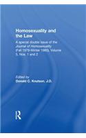 Homosexuality and the Law