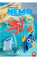 Disney/Pixar Finding Nemo and Finding Dory: The Story of the Movies in Comics