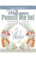 Welcome Winter Coloring Book for Kids Doodle Pad
