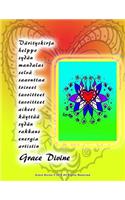 Värityskirja helppo sydän mandalas selvä saavuttaa toiveet tavoitteet tavoitteet aikeet käyttää sydän rakkaus energia artistin Grace Divine