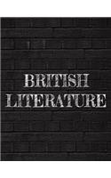 1 Subject Notebook - British Literature