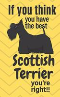 If you think you have the best Scottish Terrier you're right!!: For Scottish Terrier Dog Fans