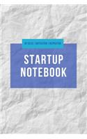 Startup Notebook - My Ideas Motivation Inspiration