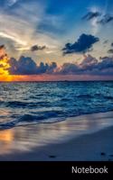Notebook: Paysage, Océan, Plage, Coucher de soleil Carnet / Journal / Livre d'écriture / Calepin / Agenda / Notes - 6 x 9 pouces (15,24 x 22,86 cm), 150 pages
