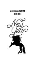 notebook gift unicorn: happy new year: Unicorn Journal and notebook gift: Journal and Notebook for Girls - Composition Size (8.5"x11") With Lined and Blank Pages, Perfect 