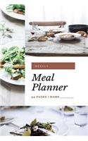 Weekly Meal Planner: 54 Pages