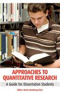 Approaches to Quantitative Research