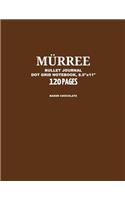 Murree Bullet Journal, Baker Chocolate, Dot Grid Notebook, 8.5