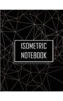 Isometric Notebook: Isometric Graph Paper Notebook: 1/4 Inch Equilateral Triangle with 120 Pages-Large Size 8.5" x 11"