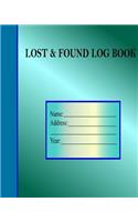 Lost and found log book