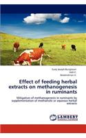 Effect of feeding herbal extracts on methanogenesis in ruminants