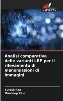 Analisi comparativa delle varianti LBP per il rilevamento di manomissioni di immagini