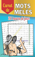 Carnet de mots mêlés - 20 heures de jeux