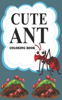 Cute Ant Coloring Book