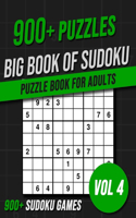Big Book of Sudoku - Easy to Hardest - 900+ Sudoku Games