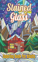 Stained Glass Coloring Book For Adults