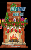 Christmas Holiday Coloring Book: 50 unique designs of popular Christmas themes: Santa Claus, Ornament, Sleigh, Bell, Stocking, Reindeer, Wreath, Christmas Tree, Snowmen & More!