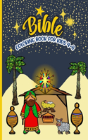 Bible Coloring Book For Kids 4-8: With Simplified Bible Verses About Jesus & Fun 25 Countdown To Christmas Coloring Pages For Kids With 25 Numbered Pages...(Christmas Advent Coloring