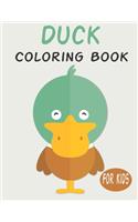 Duck Coloring Book For Kids: Cute Animal Coloring book Great Gift for Boys & Girls, Ages 4-8