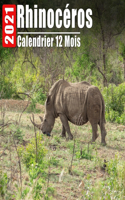 Calendrier 2021 Rhinocéros