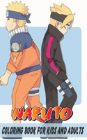 Naruto Coloring Book For Kids And Adults