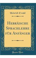 HebrÃ¤ische Sprachlehre FÃ¼r AnfÃ¤nger (Classic Reprint)