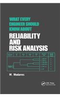 What Every Engineer Should Know about Reliability and Risk Analysis