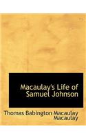 Macaulay's Life of Samuel Johnson