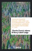 Charles Francis Adams, 1835-1915