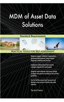 MDM of Asset Data Solutions Standard Requirements