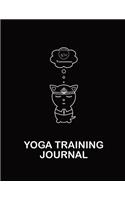 OM Cat Yoga Training Journal for Trainee Teachers: Practical notebook or planner for yoga teacher trainee, personal trainer, fitness instructor, student. Pages for postures, diagrams, benefits, modif