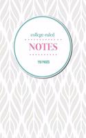 College-Ruled Notes