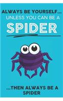 Always Be YourSelf Unless You Can Be A Spider Then Always Be A Spider