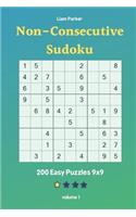 Non-Consecutive Sudoku - 200 Easy Puzzles 9x9 vol.1