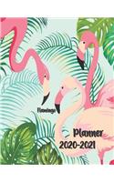 2020-2021 Planner Flamingo: 8.5x11 Full Size 24-Month Monthly Planner and Calendar with Holidays, Monthly Calendar Planner, Agenda Planner and Schedule Organizer