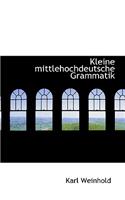 Kleine Mittlehochdeutsche Grammatik: (English)