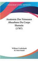 Anatomie Des Vaisseaux Absorbans Du Corps Humain (1787)