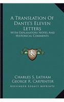 A Translation of Dante's Eleven Letters