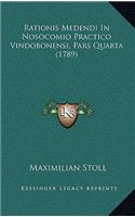 Rationis Medendi In Nosocomio Practico Vindobonensi, Pars Quarta (1789)