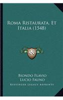 Roma Ristaurata, Et Italia (1548)