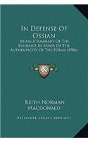 In Defense Of Ossian
