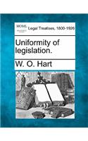 Uniformity of Legislation.
