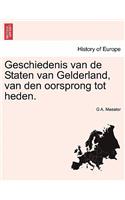 Geschiedenis van de Staten van Gelderland, van den oorsprong tot heden.
