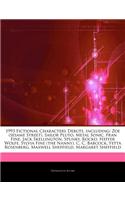 Articles on 1993 Fictional Characters Debuts, Including: Zoe (Sesame Street), Sailor Pluto, Metal Sonic, Fran Fine, Jack Skellington, Spunky, Rocko, H