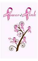 Power of Pink: Blank Recipe Book For Breast Cancer Awareness