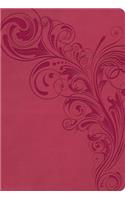 KJV Super Giant Print Reference Bible, Pink Leathertouch, Indexed