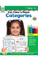 Cut, Color & Paste Categories, Grades Pk - K