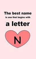 best name is one that begins with a letter N