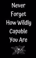 Never Forget How Wildly Capable You Are