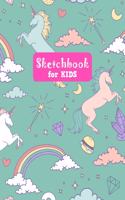 Sketchbook for Kids: Cute Unicorn Large Sketch Book for Drawing, Writing, Painting, Sketching, Doodling and Activity Book- Birthday and Christmas Gift Ideas for Kids, Gi